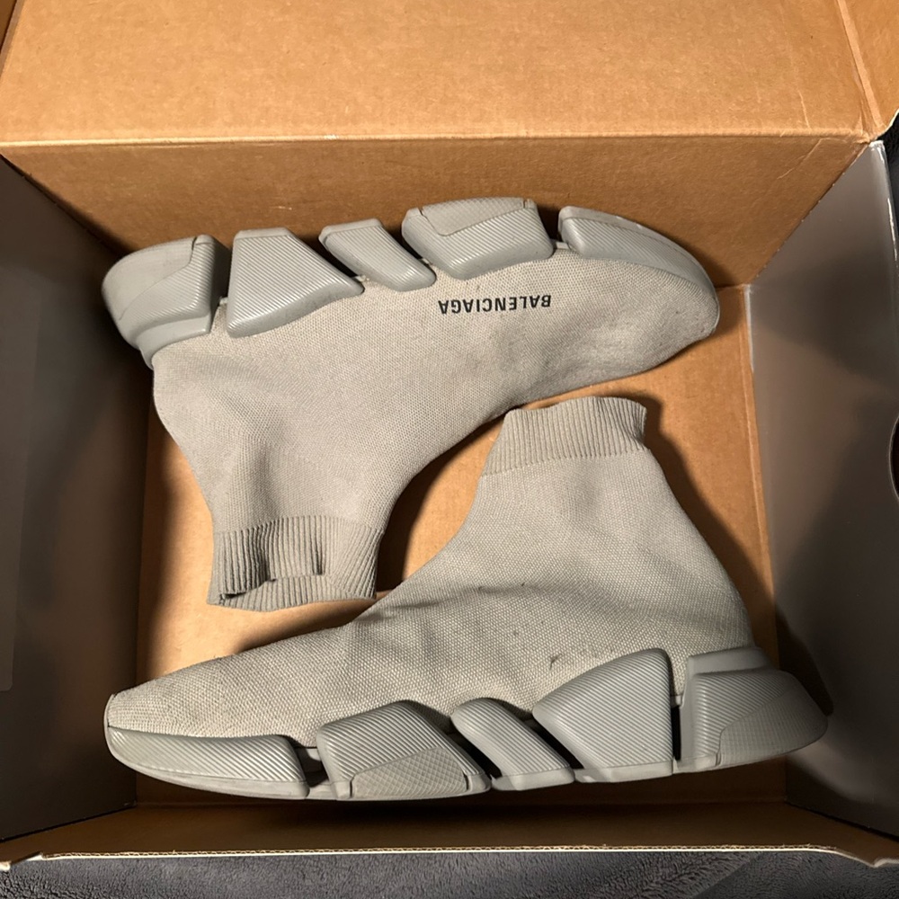 Balenciaga Gray Sneakers with Modern Design